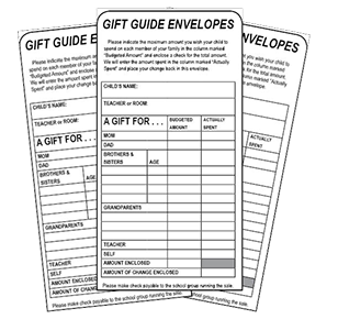 Photo of Kids' Korner Gift Guide envelopes